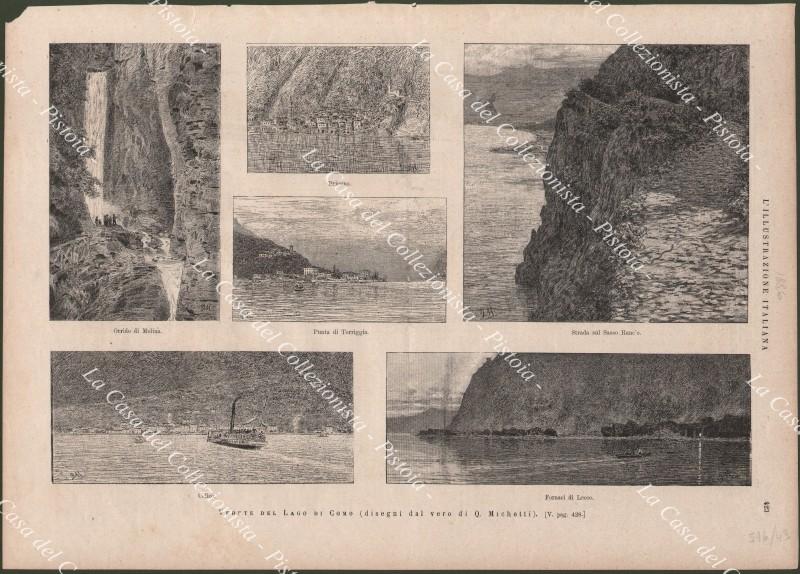 LOMBARDIA, Vedute del lago di Como.