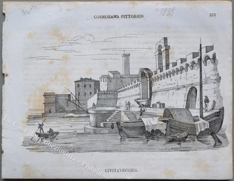 CIVITAVECCHIA, veduta del porto