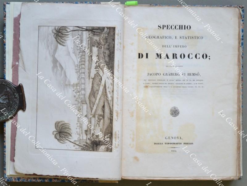 Africa - Marocco. SPECCHIO GEOGRAFICO E STATISTICO DELL'IMPERO DEL MAROCCO.