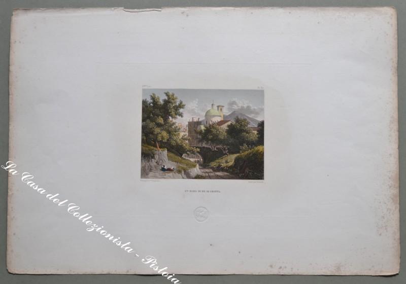 CAMPANIA - NAPOLI e dintorni.  "S.ta Maria di Piedigrotta”, deliziosa pittoresca veduta...