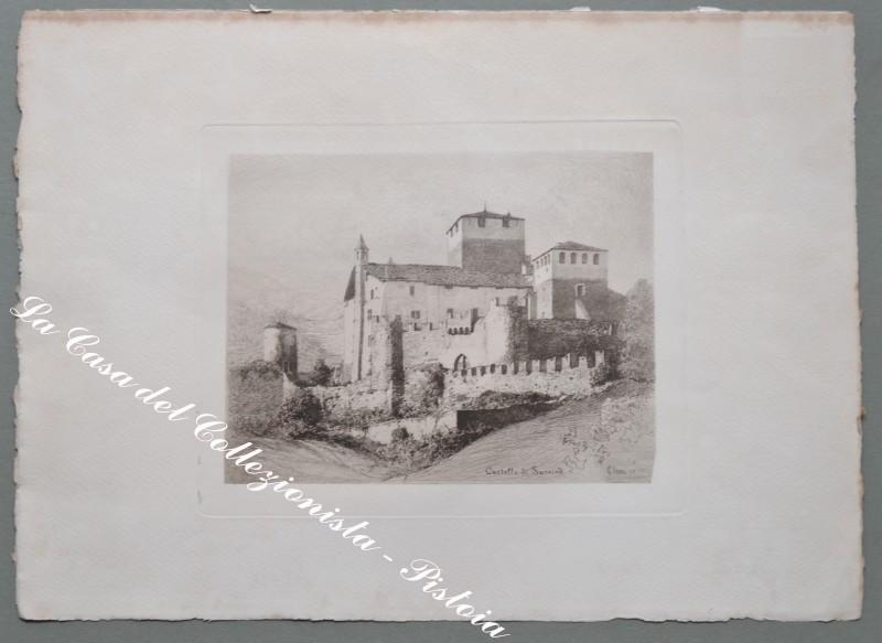 VAL D’AOSTA – SAINT PIERRE. “Castello di Sarriod”. Chessa inc., Torino, Roux Frassati & C., 1897.