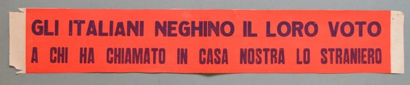 PROPAGANDA COMUNISTA per le elezioni politiche del 1953. Volantino.