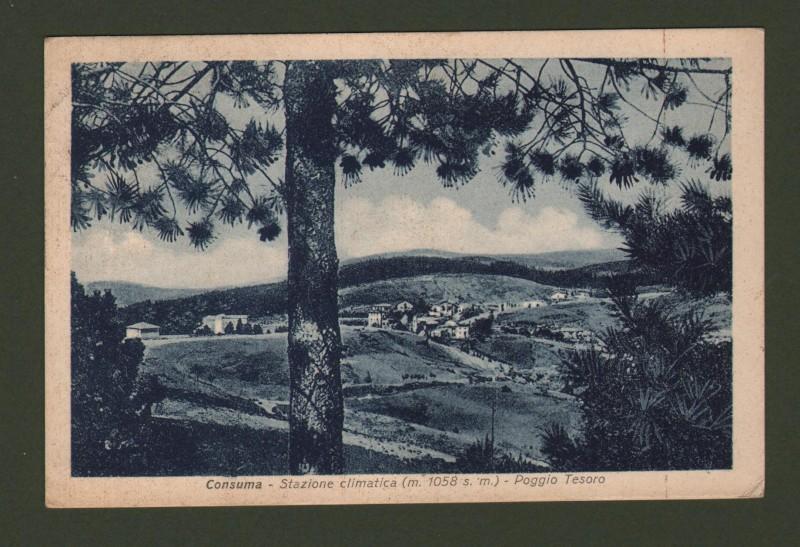 Toscana. CONSUMA, Firenze. Poggio Tesoro. Cartolina d'epoca viaggiata