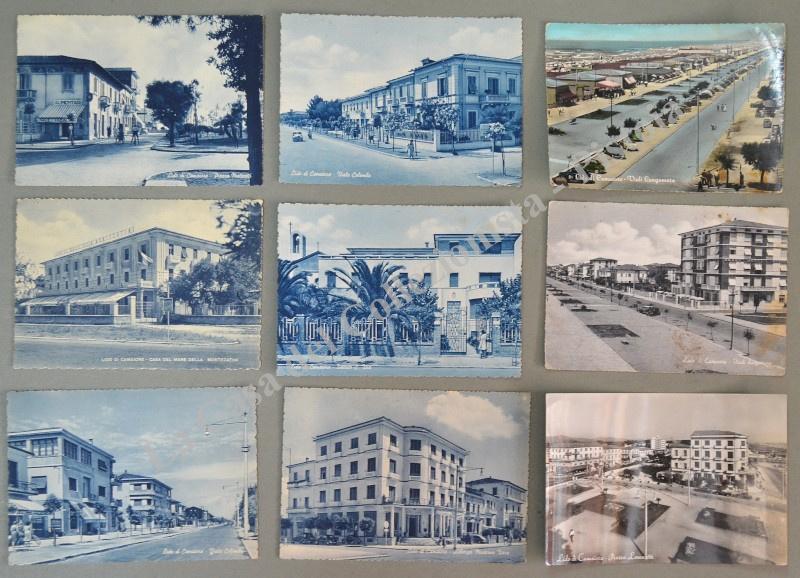 Toscana. LIDO DI CAMAIORE. 9 cartoline d'epoca.