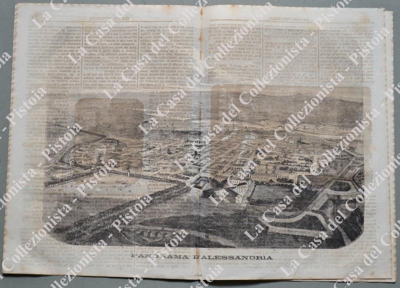 ALESSANDRIA. Fascicolo numero 66 del 1865 da L'EMPORIO PITTORESCO