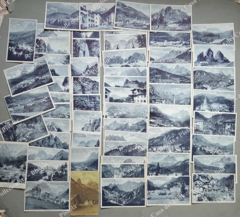 ALPI. CADORE. 60 cartoline diverse non viaggiate della serie IL BEL CADORE, anni '30