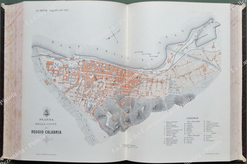 (Italia – monografie illustrate) STRAFFORELLO GUSTAVO. ABRUZZI – CALABRIA. Province di Aquila, Chieti, Teramo, Campobasso. Torino 1899