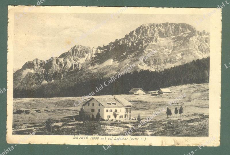 Trentino. LAVAZE', Trento. Cartolina d'epoca viaggiata 1928.
