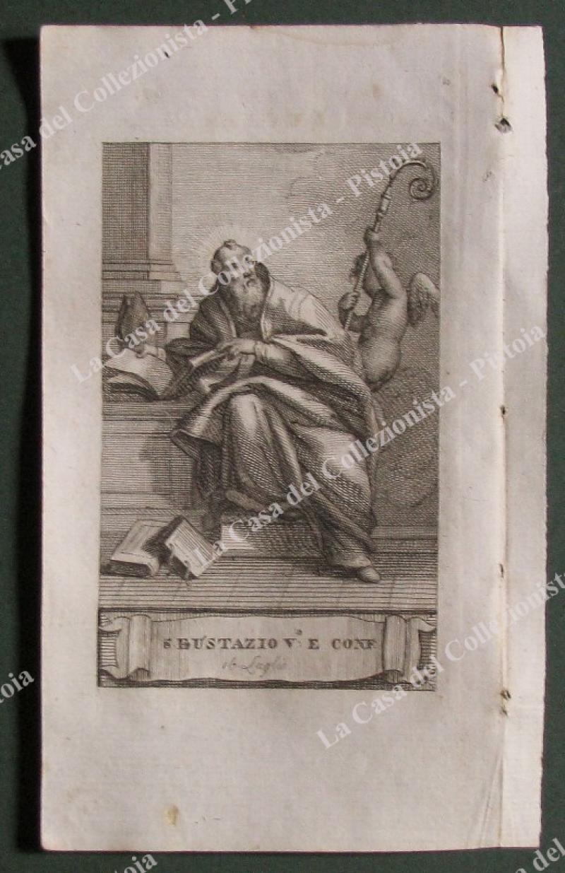 SAN BUSTAZIO. Acquaforte tratta dall'opera di N.Pagni e G. Bardi. Firenze, 1797