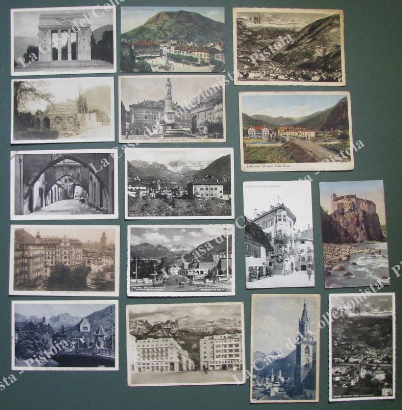 BOLZANO. 16 cartoline d'epoca formato piccolo e grande