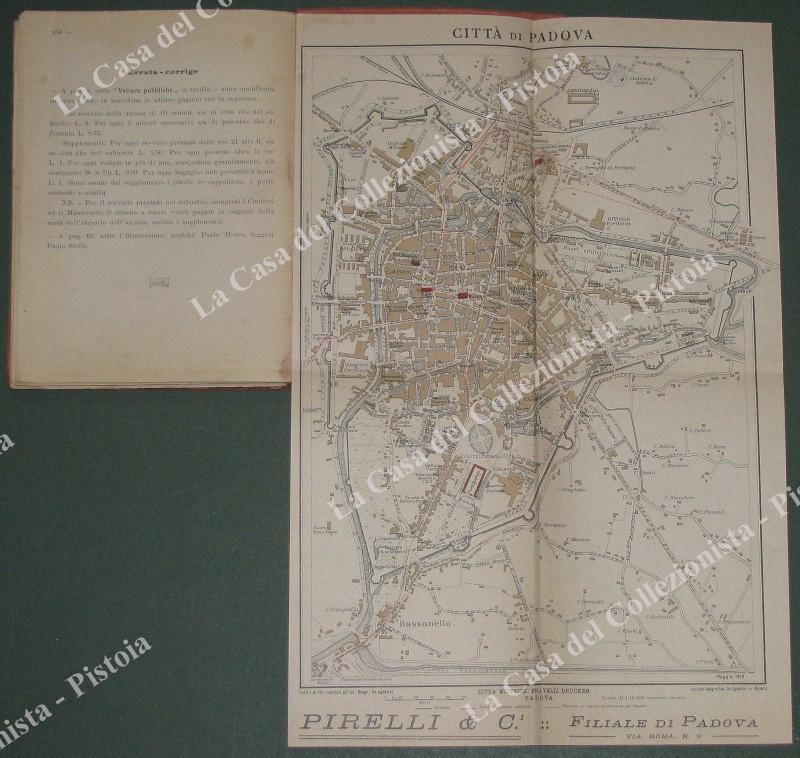BORGATTI. GUIDA ARTISTICA ILLUSTRATA DI PADOVA E DINTORNI. Padova, Ediz. Borgatti, 1920