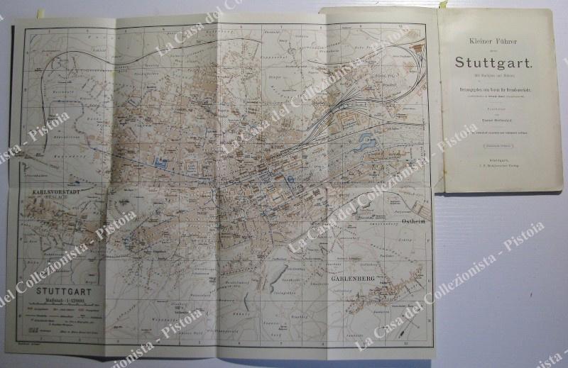 STOCCARDA-STUTTGART. Germania. Guida della città (inizio '900)
