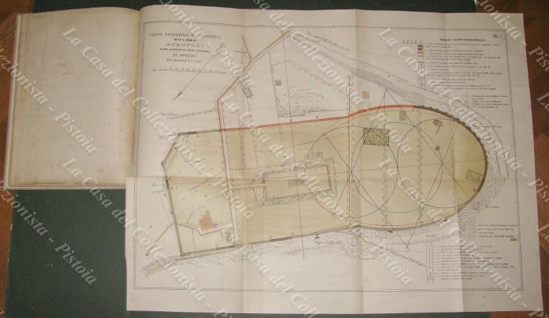 (Toscana – Arezzo) FUNGHINI VINCENZO. L’ANTICA ACROPOLI D’AREZZO E SUA ORIGINE. Firenze, Tip. Ferdinando Mariani, 1896