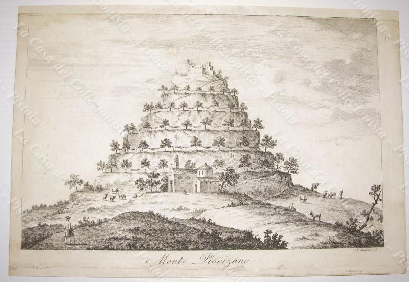 VENETO. “Monte Piovizano”. J.S. Muller, dall’opera di A.Drummond, Londra, 1754. Rara.