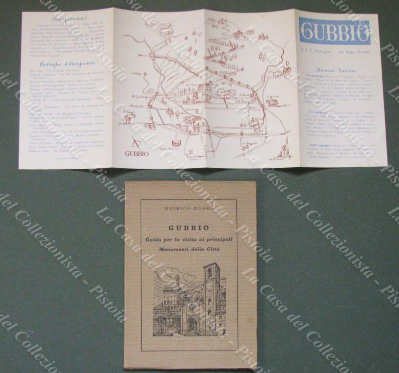 Umbria-Gubbio. RUGHI QUIRICO. GUBBIO. Guida.... Gubbio, Tip. Eugubino, s.d. (circa 1960)