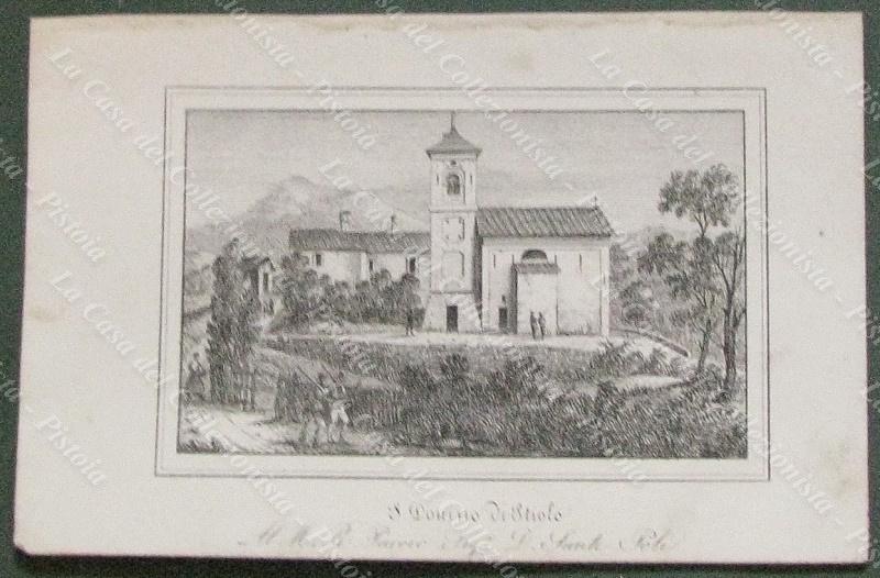 STIOLO, Bologna. Chiesa di S.Donino. Lito dis. da E.Corty. Anno 1837