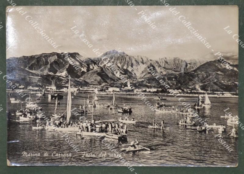 MARINA DI CARRARA. Festa del mare. Cartolina d'epoca viaggiata nel 1956