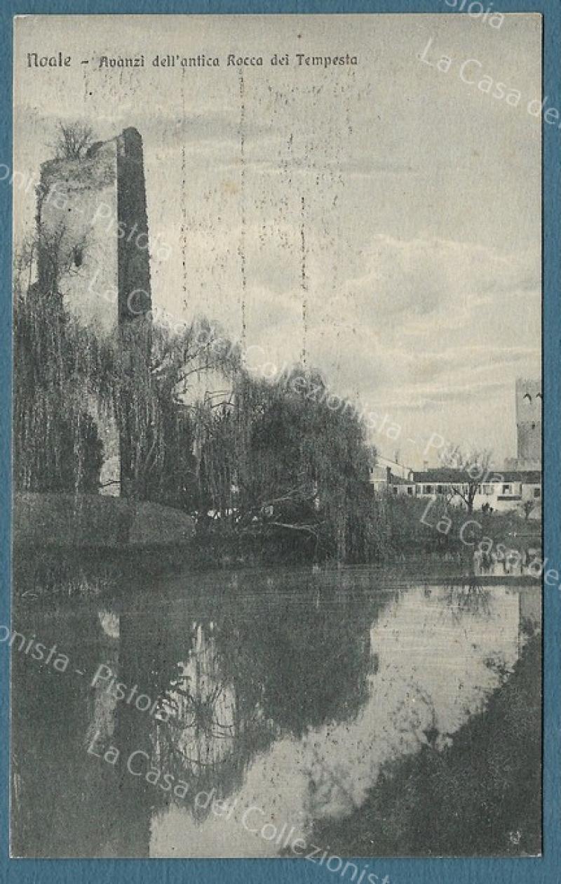 NOALE, Venezia. Avanzi rocca dei Tempesta. Cartolina d'epoca, circa 1920