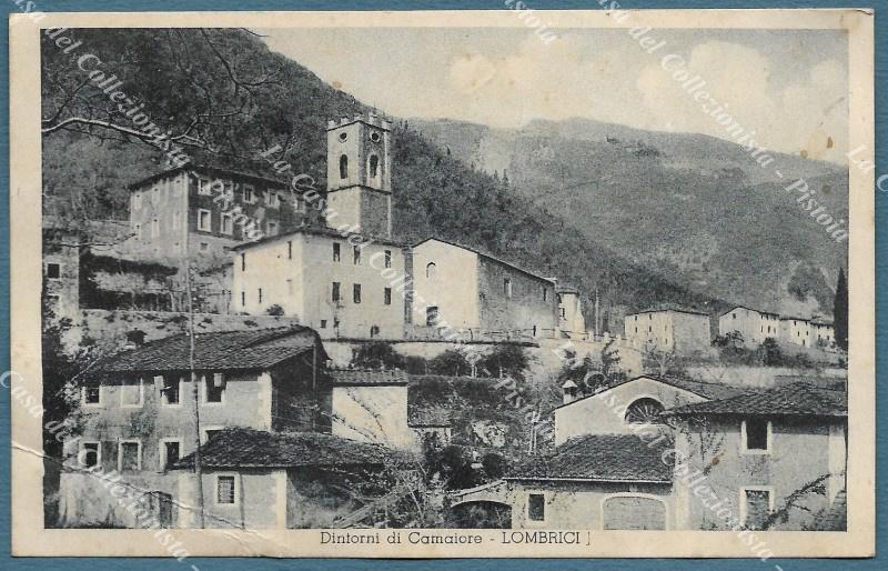 LOMBRICI, Camaiore, Lucca. Cartolina d'epoca, circa 1920