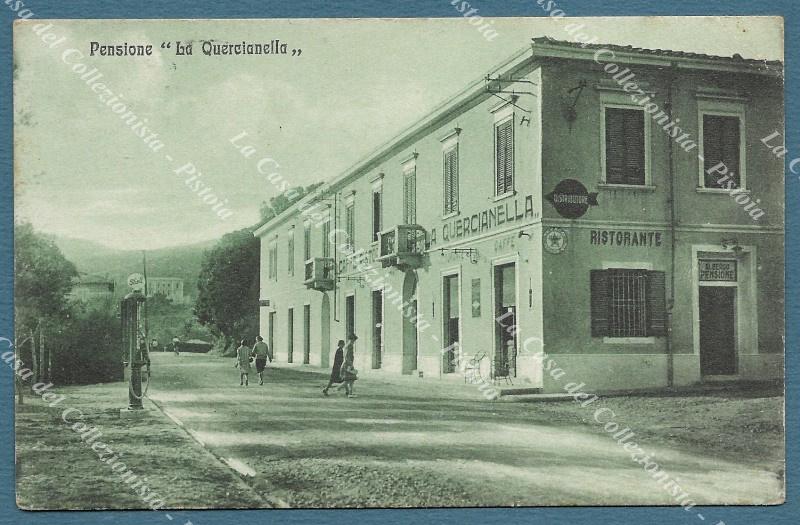 QUERCIANELLA, Livorno. Pensione La Quercianella. Cartolina d'epoca viaggiata nel 1931..