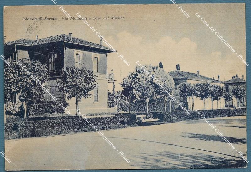 IOLANDA DI SAVOIA, Ferrara. Via Matteotti e Casa del Medico. Cartolina viaggiata nel 1954.