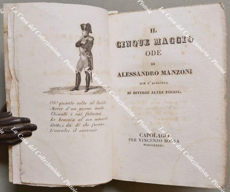IL CINQUE MAGGIO ODE DI ALESSANDRO MANZONI CON L'AGGIUNTA DI DIVERSE ALTRE POESIE
