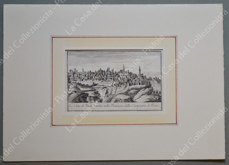 LAZIO, TIVOLI. Acquaforte. Salmon, ediz. di Venezia, circa 1750