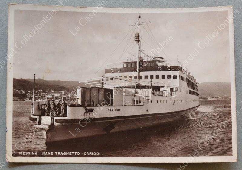 MESSINA. Traghetto Cariddi. Cartolina d'epoca viaggiata