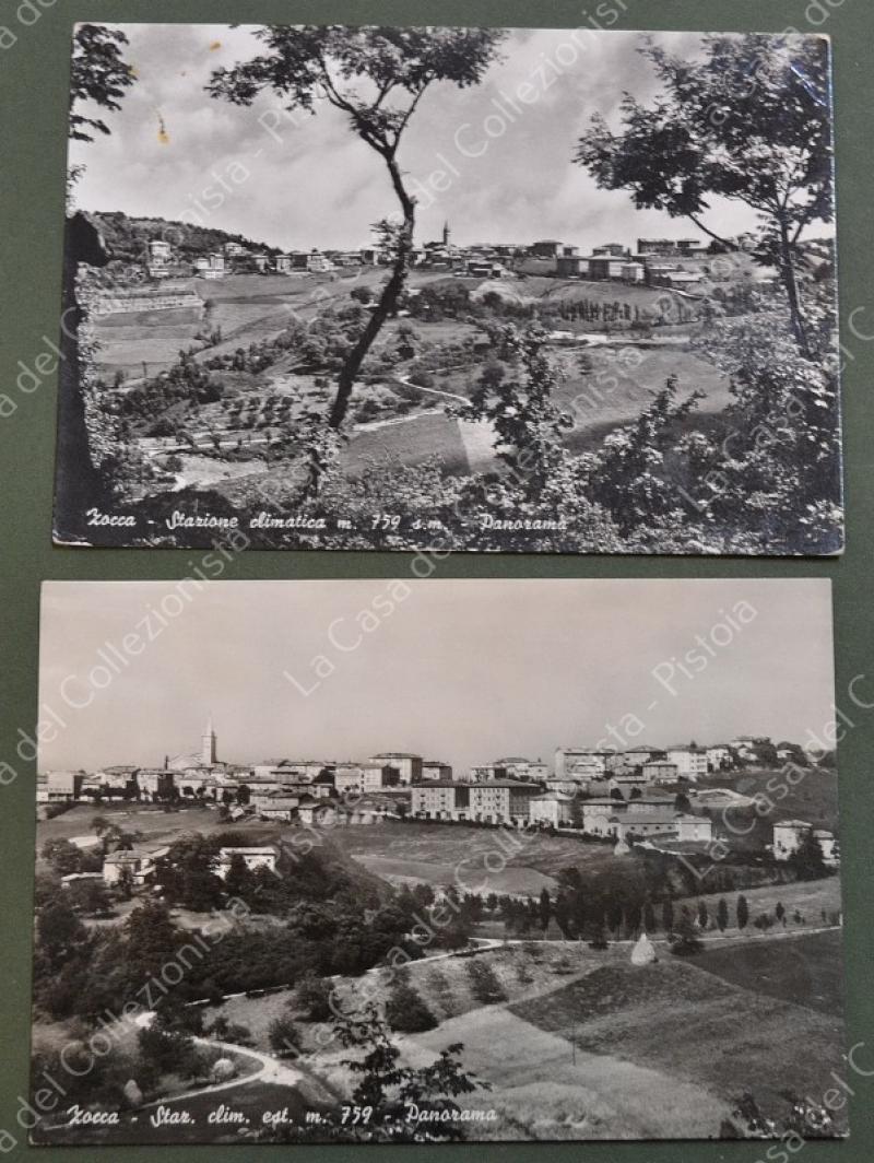 ZOCCA, Modena. 2 cartoline d'epoca viaggiate