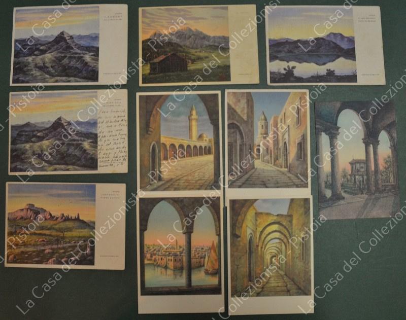 DANDOLO BELLINI. 10 cartoline d'epoca (2 viaggiate)