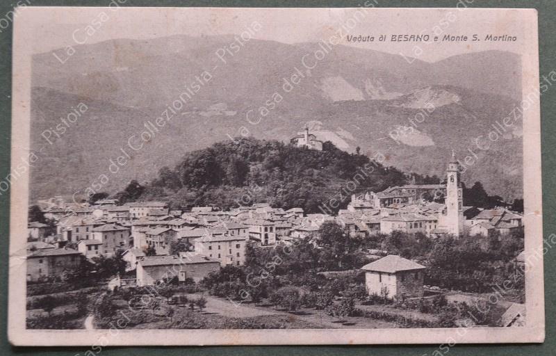 BESANO, Varese. Panorama. Cartolina d'epoca viaggiata