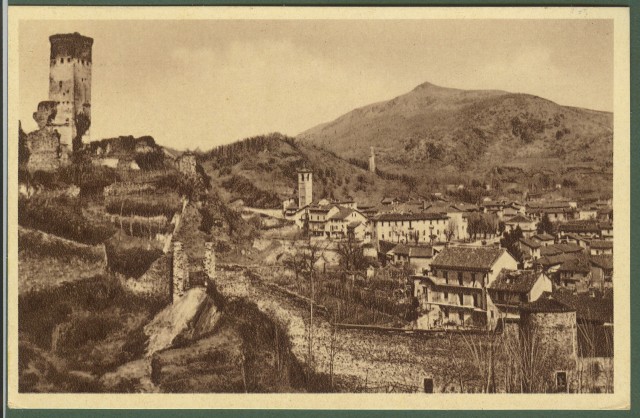 TRANA (Torino). Panorama. Cartolina d'epoca viaggiata nel 1933