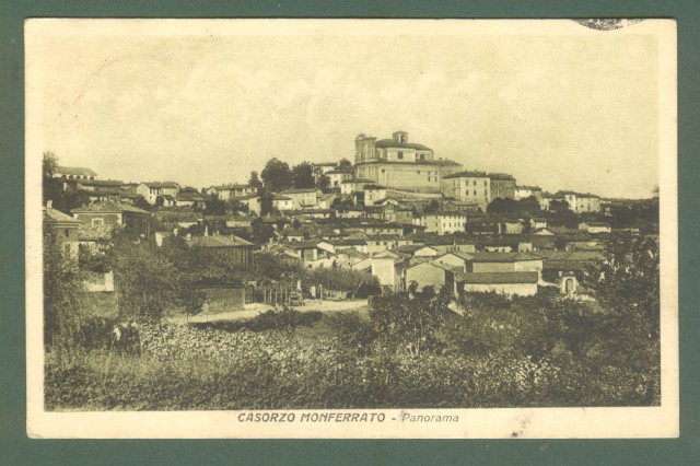 Piemonte. CONSORZIO MONFERRATO, Alessandria. Cartolina d'epoca viaggiata nel 1930.