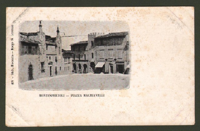 Toscana. MONTESPERTOLI (Firenze). Piazza Machiavelli.