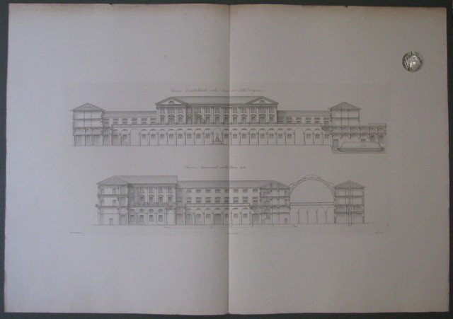MILANO.  Progetto sulla costruzione di una nuova dogana generale in Milano dell'Ingegnere Architetto Luigi Tatti