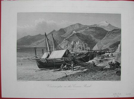 Liguria. VENTIMIGLIA. Ventimiglia on the Cornice Road