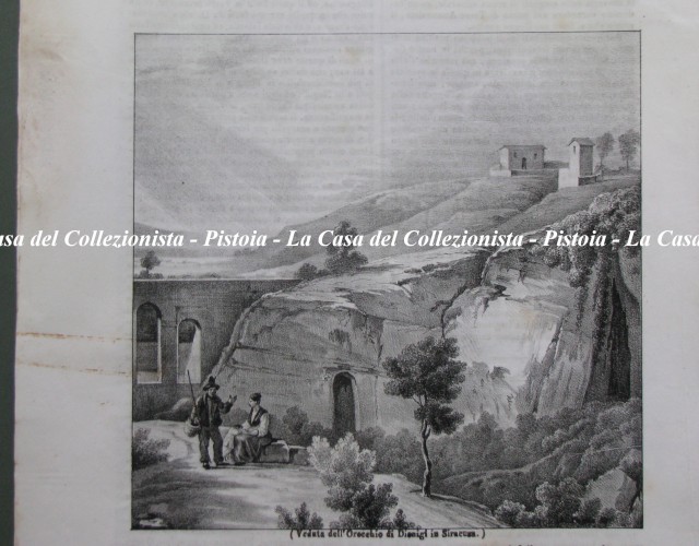 (Sicilia) SIRACUSA. Veduta dell'Orecchio di Dionigi