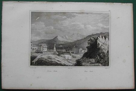 NIZZA. Veduta generale del porto.