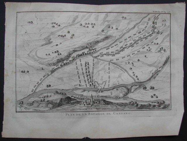 Plan de la Bataille de Cassano