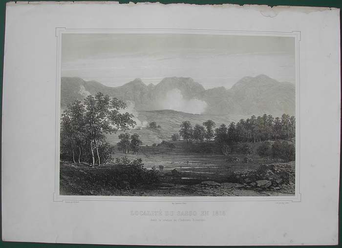 (Toscana - Pisa) SASSO PISANO. Due tavole. Lemercier, Parigi, circa 1830