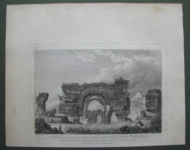 CANOSA, antiche rovine nei pressi della città