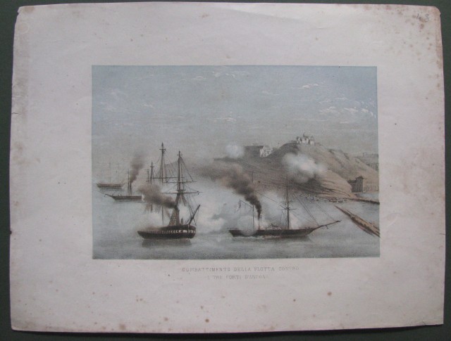 ANCONA, Combattimento della flotta contro i tre forti d'Ancona.