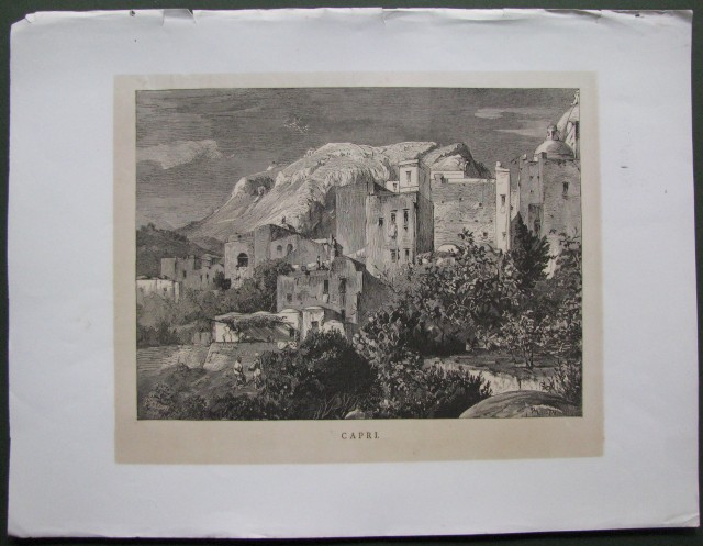 CAPRI, veduta del borgo.