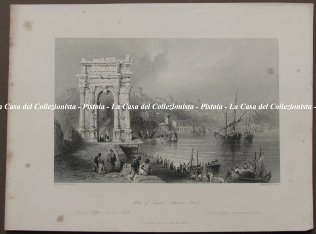 MARCHE - ANCONA. Arch of Trajan, Ancona. Italy.