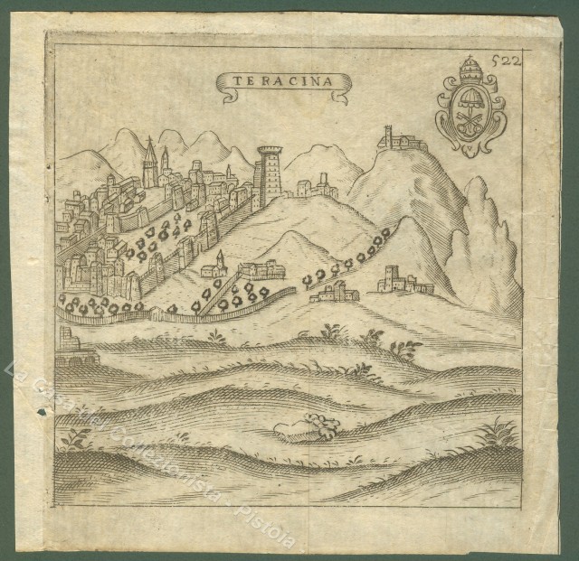 TERRACINA. Teracina. Veduta generale.