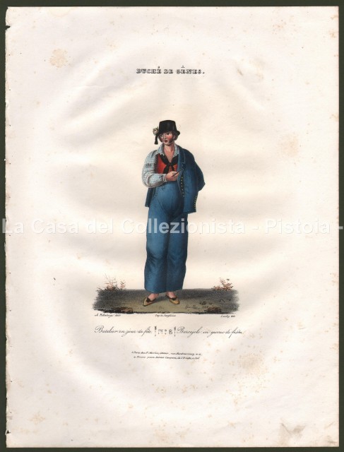 GENOVA. Barcaiolo in giorno di festa.