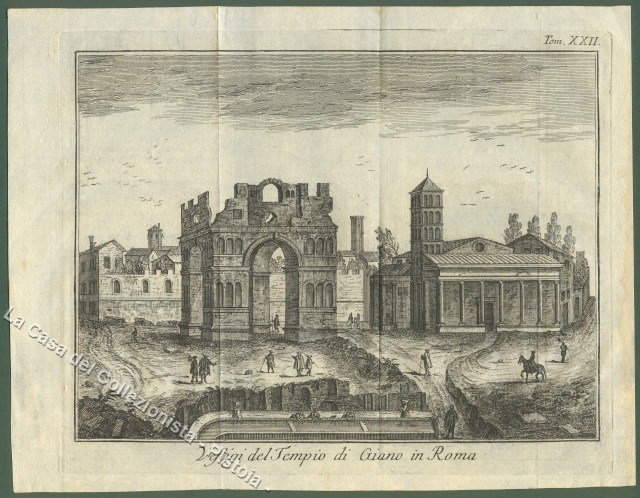 ROMA. Vestigi del Tempio di Giano in Roma