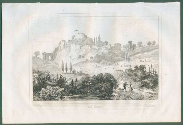 SAN MARINO. Veduta generale.