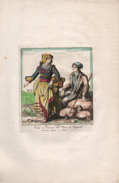 ISERNIA. Uomo e Donna del Paese di Bagnoli Provincia Contado di Molise.